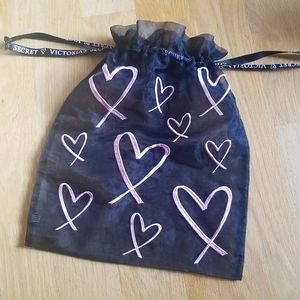Embroidered mesh lingerie bag by Victoria's Secret